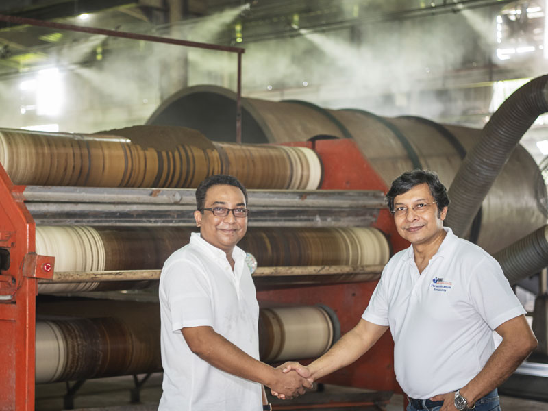 Mr Sahirul Chowdhury, Director, Sobuj Agro Industries Ltd (left) and Mr Jaydeep Dasgupta, MD Regent Machine & Servicing (right) Mr Sahirul Chowdhury, Director, Sobuj Agro Industries Ltd (left) and Mr Jaydeep Dasgupta, MD Regent Machine & Servicing (right)